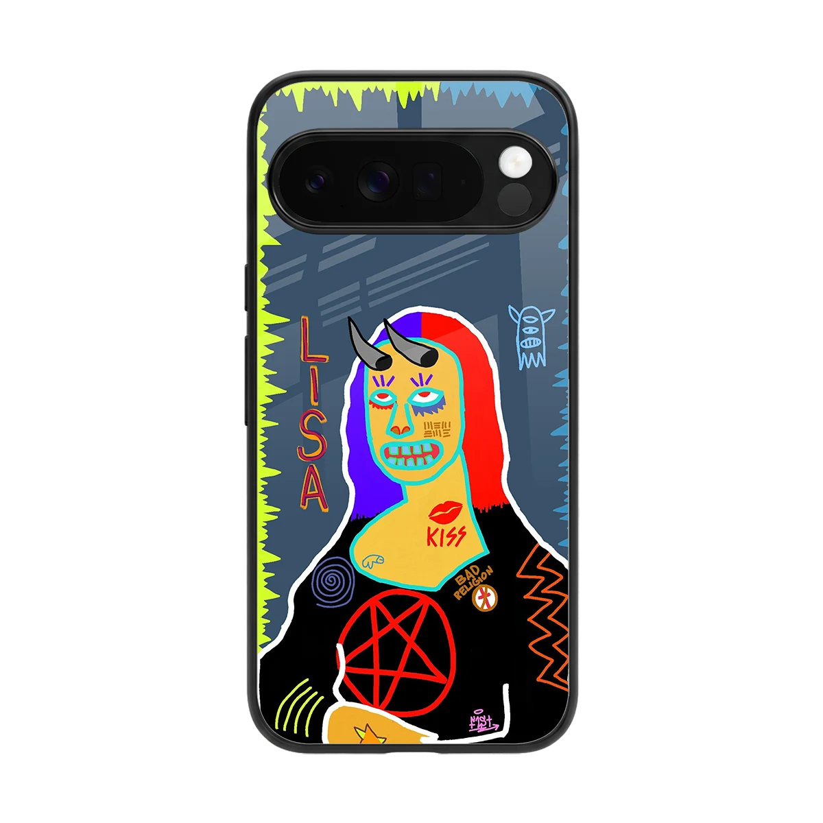 Rebel Lisa back phone cover | glass case for google pixel 10 pro xl
