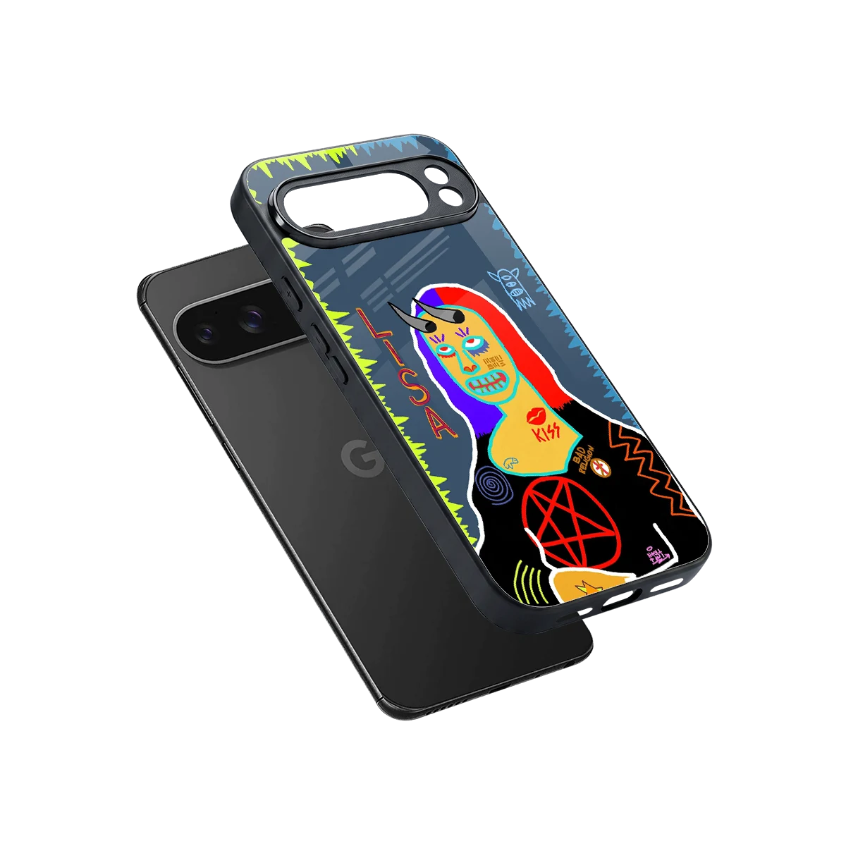 Rebel Lisa sleek google pixel 10 pro xl cover with tempered glass back and TPU edges