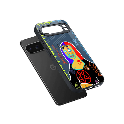 Rebel Lisa sleek google pixel 10 pro xl cover with tempered glass back and TPU edges