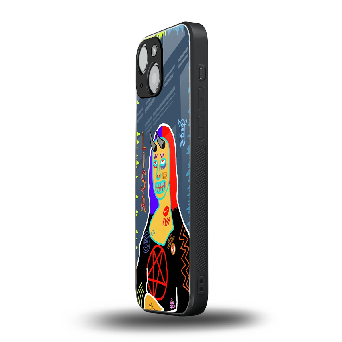 Rebel Lisa iphone 12 mini mobile cover | shockproof glass phone case