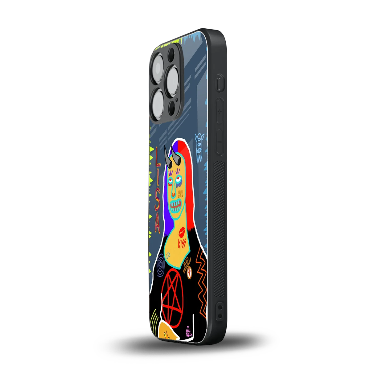 Rebel Lisa iphone 13 pro mobile cover | shockproof glass phone case