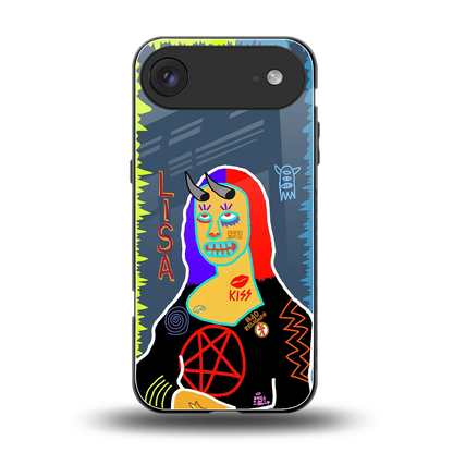 Rebel Lisa back phone cover | glass case for iphone air