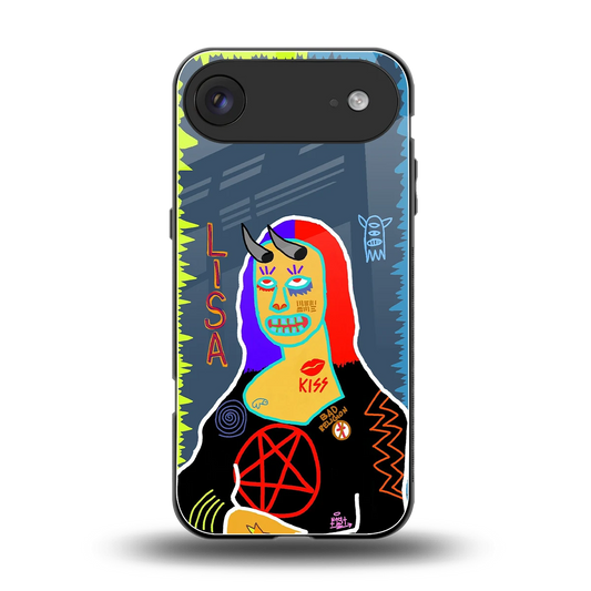 Rebel Lisa back phone cover | glass case for iphone air