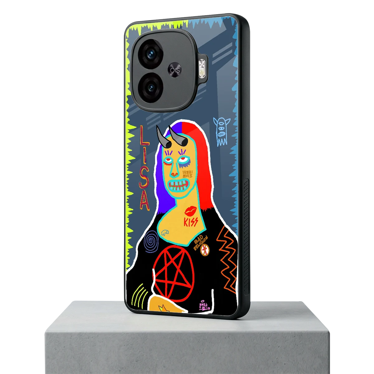 Rebel Lisa iqoo neo 10r 5g mobile cover | shockproof glass phone case