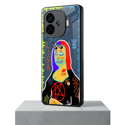 Rebel Lisa iqoo neo 10r 5g mobile cover | shockproof glass phone case