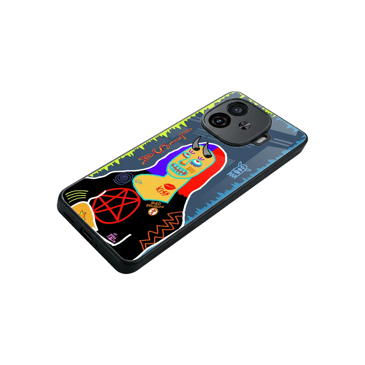 Rebel Lisa stylish phone case for iqoo neo 10r 5g | glossy glass and slim fit