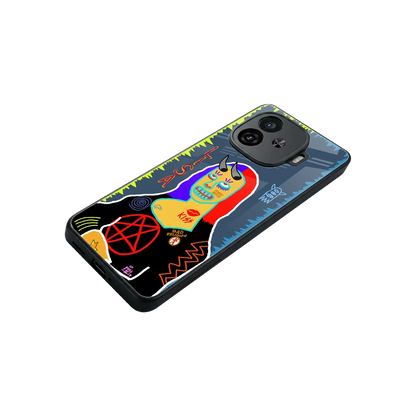 Rebel Lisa stylish phone case for iqoo neo 10r 5g | glossy glass and slim fit
