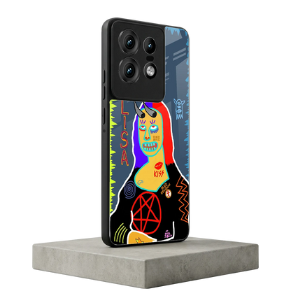Rebel Lisa motorola edge 50 pro mobile cover | shockproof glass phone case