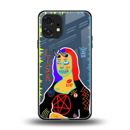 Rebel Lisa back phone cover | glass case for nothing phone 1