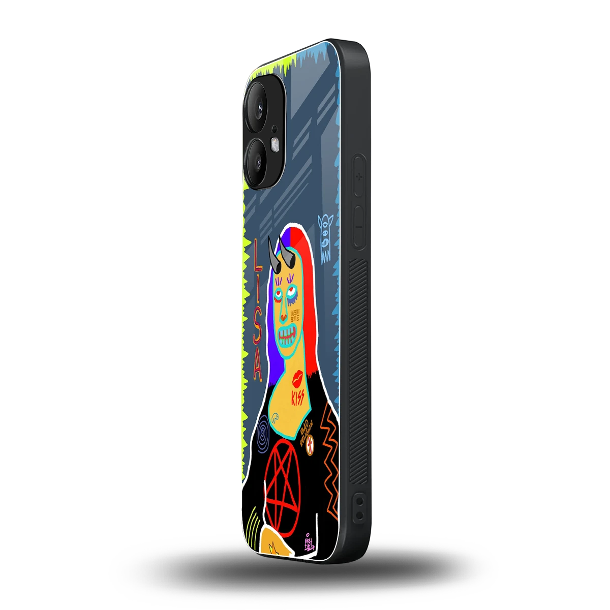 Rebel Lisa nothing phone 2 mobile cover | shockproof glass phone case