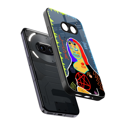 Rebel Lisa sleek nothing phone 2a cover with tempered glass back and TPU edges