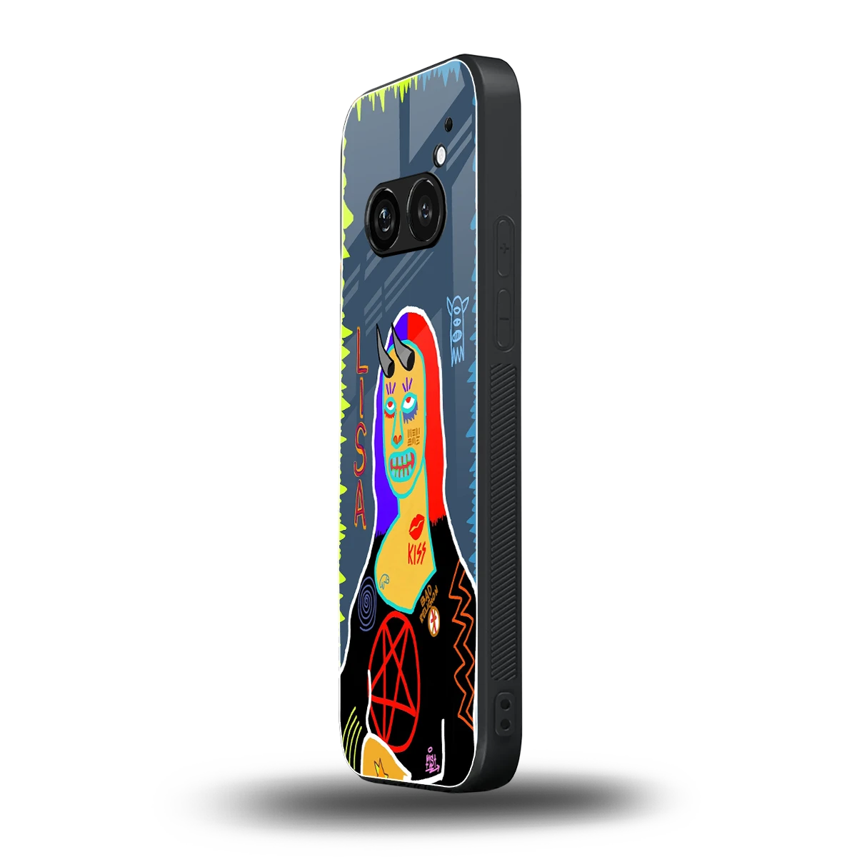 Rebel Lisa nothing phone 2a plus mobile cover | shockproof glass phone case