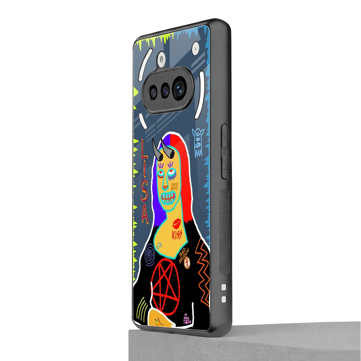 Rebel Lisa nothing phone 3a mobile cover | shockproof glass phone case