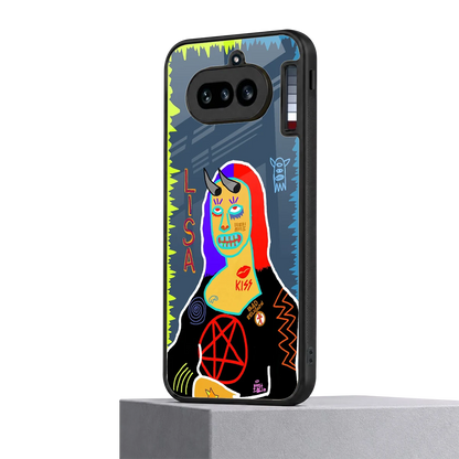 Rebel Lisa nothing phone 4a mobile cover | shockproof glass phone case