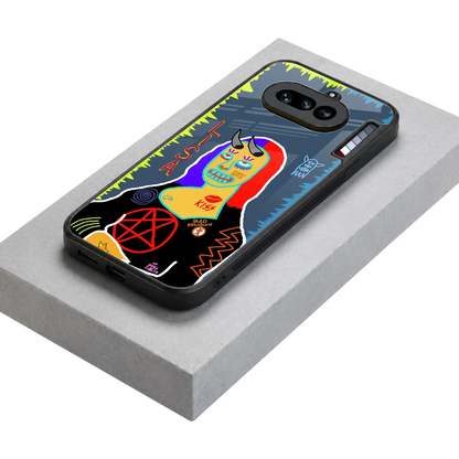 Rebel Lisa stylish phone case for nothing phone 4a | glossy glass and slim fit