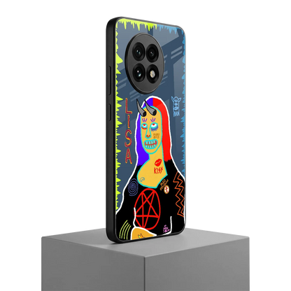 Rebel Lisa oneplus 13r mobile cover | shockproof glass phone case