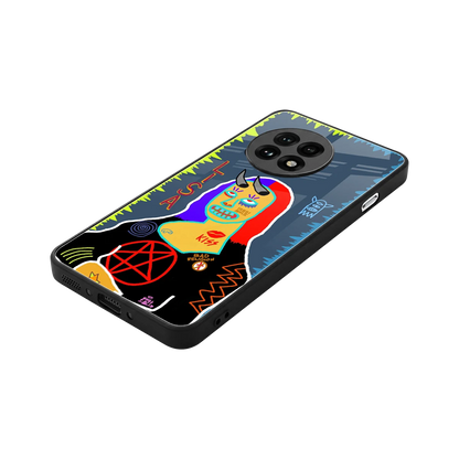 Rebel Lisa stylish phone case for oneplus 13r | glossy glass and slim fit