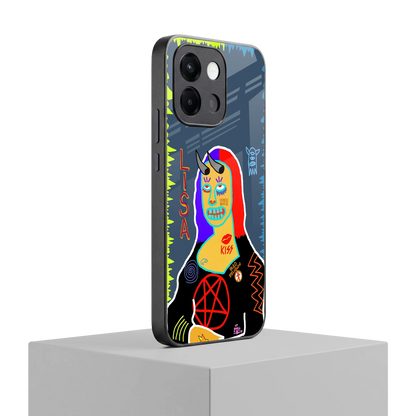 Rebel Lisa oneplus 13s mobile cover | shockproof glass phone case