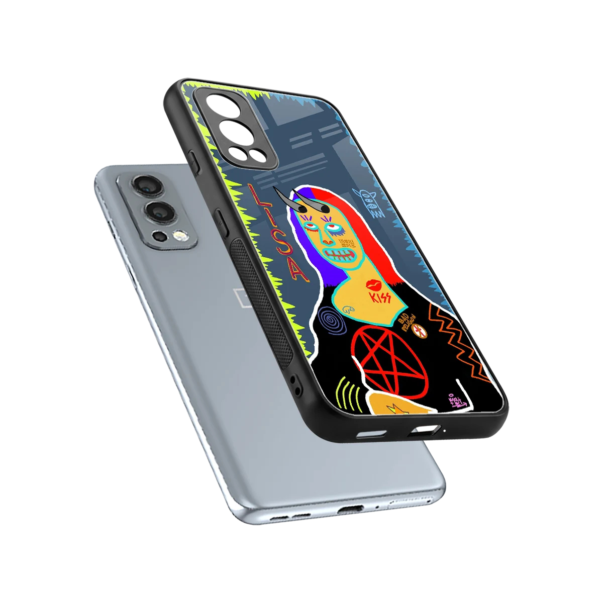 Rebel Lisa sleek oneplus nord 2 cover with tempered glass back and TPU edges