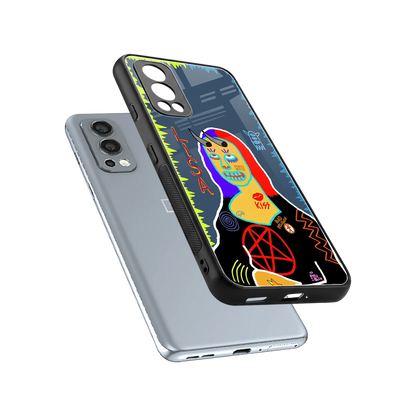 Rebel Lisa sleek oneplus nord 2 cover with tempered glass back and TPU edges