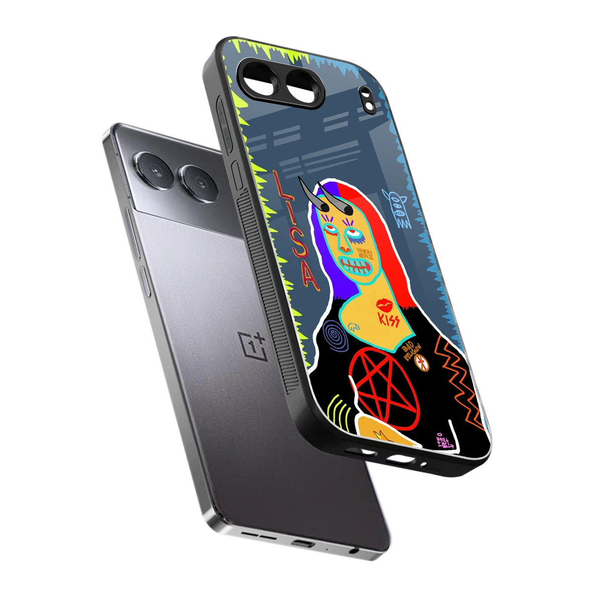 Rebel Lisa sleek oneplus nord 4 cover with tempered glass back and TPU edges