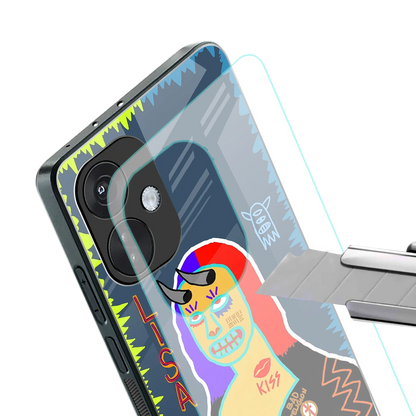 Rebel Lisa stylish phone case for oneplus nord ce 3 | glossy glass and slim fit