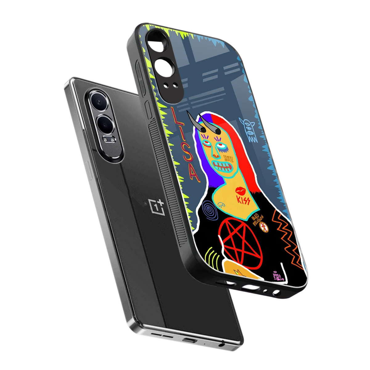 Rebel Lisa sleek oneplus nord ce 4 lite cover with tempered glass back and TPU edges