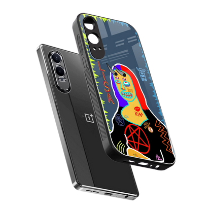 Rebel Lisa sleek oneplus nord ce 4 lite cover with tempered glass back and TPU edges