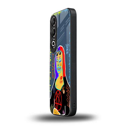 Rebel Lisa oneplus nord ce 4 mobile cover | shockproof glass phone case