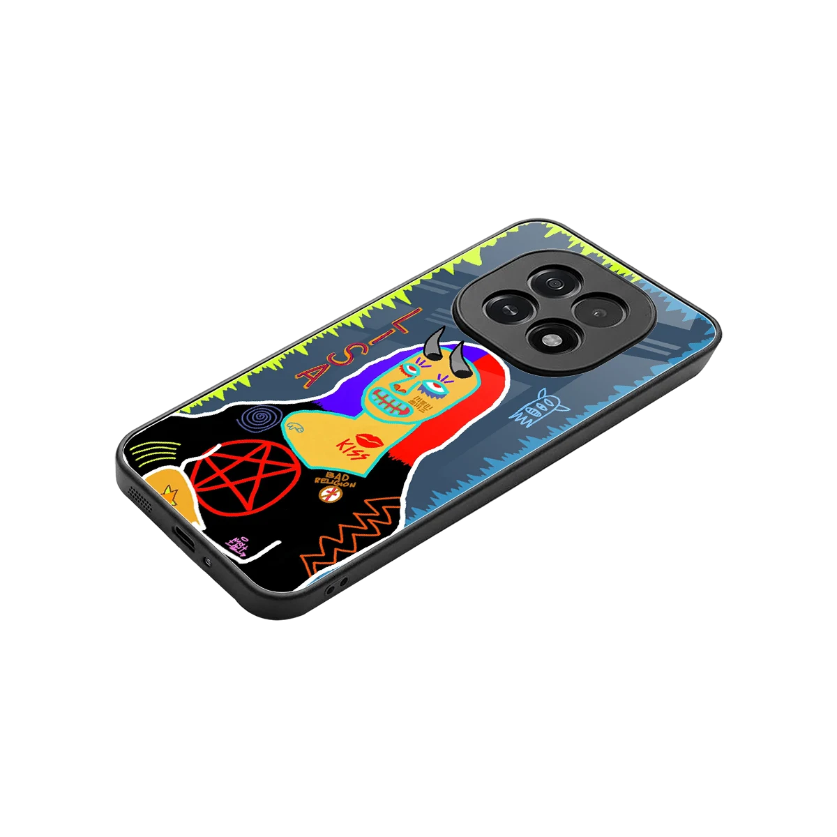 Rebel Lisa stylish phone case for oppo f29 5g | glossy glass and slim fit