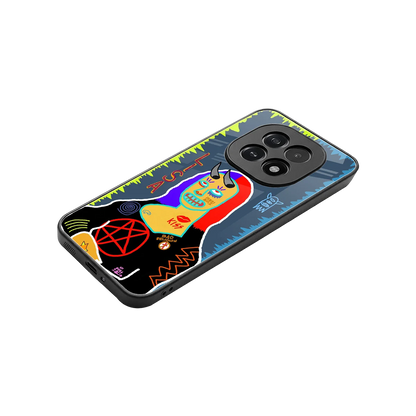 Rebel Lisa stylish phone case for oppo f29 5g | glossy glass and slim fit