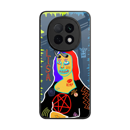 Rebel Lisa back phone cover | glass case for oppo f29 pro 5g