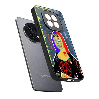 Rebel Lisa sleek oppo f29 pro 5g cover with tempered glass back and TPU edges