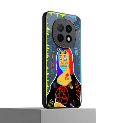 Rebel Lisa oppo f29 pro 5g mobile cover | shockproof glass phone case