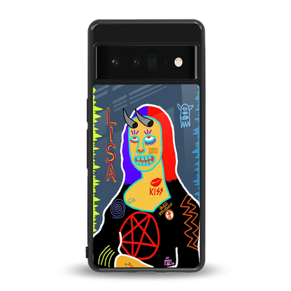 Rebel Lisa back phone cover | glass case for google pixel 6 pro