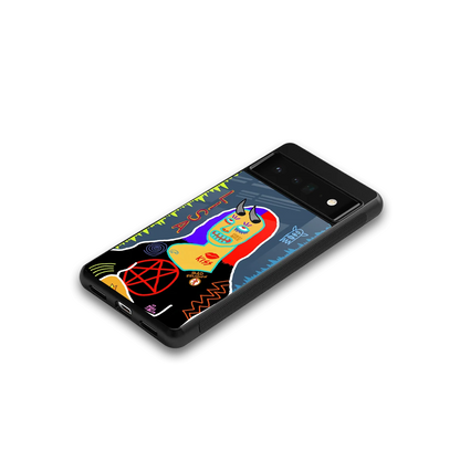 Rebel Lisa google pixel 6 pro mobile cover | shockproof glass phone case