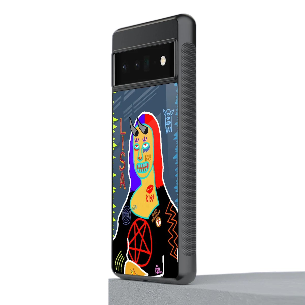 Rebel Lisa stylish phone case for google pixel 6 pro | glossy glass and slim fit