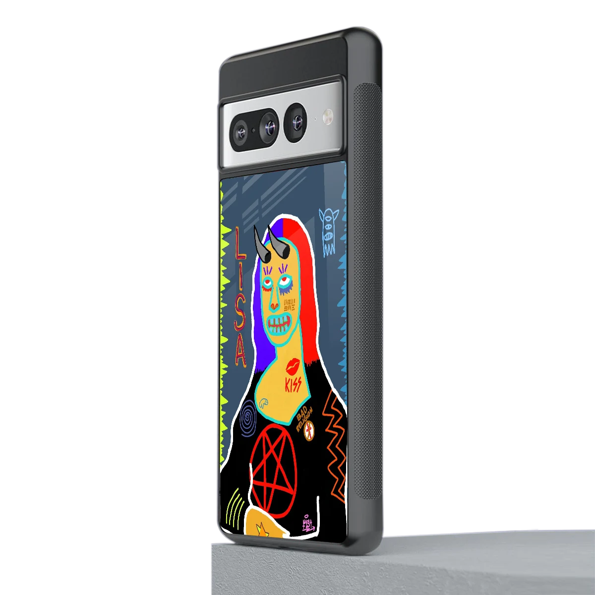 Rebel Lisa stylish phone case for google pixel 7 pro | glossy glass and slim fit