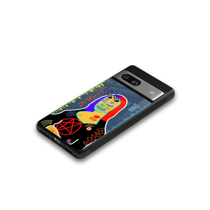 Rebel Lisa google pixel 7a mobile cover | shockproof glass phone case