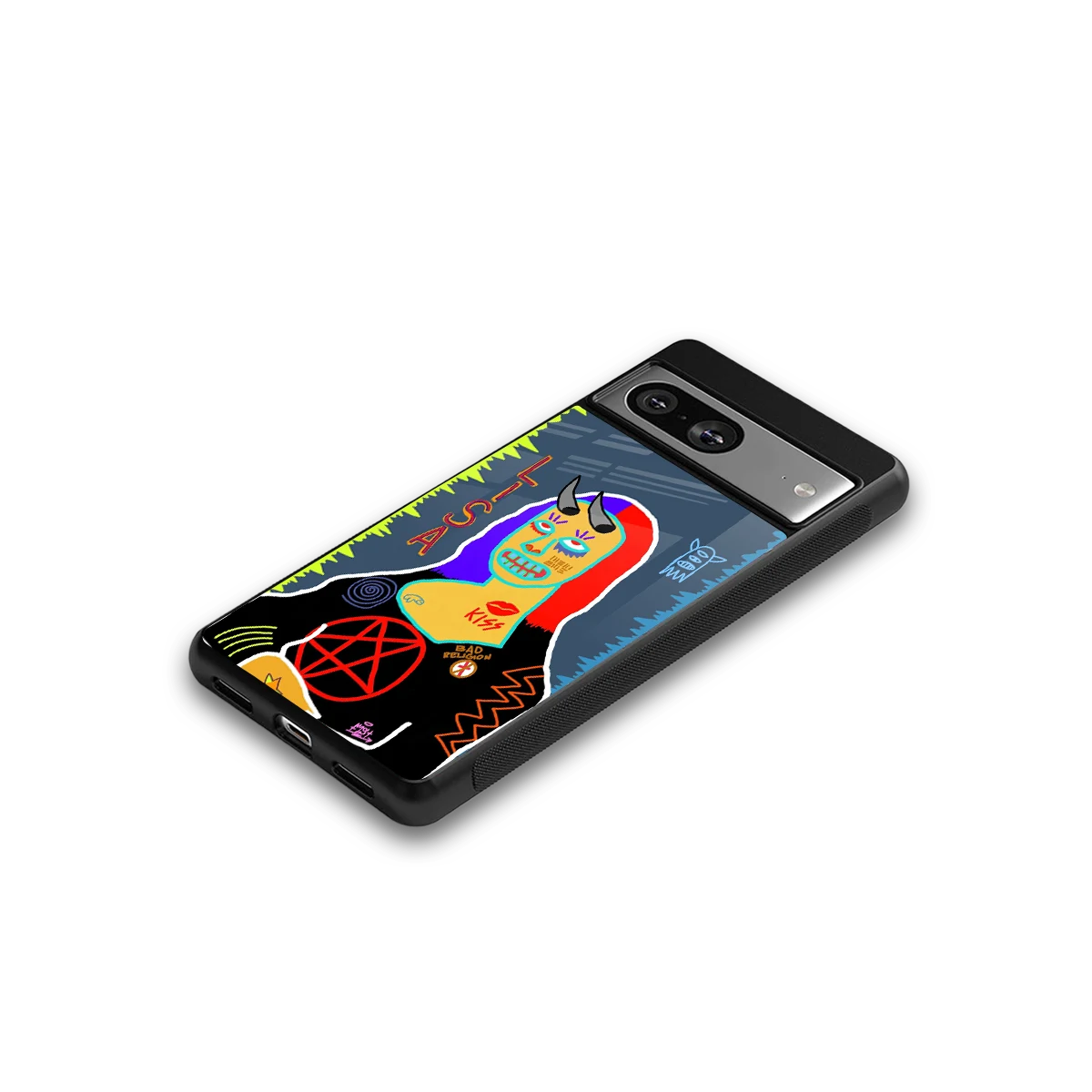 Rebel Lisa google pixel 8 mobile cover | shockproof glass phone case