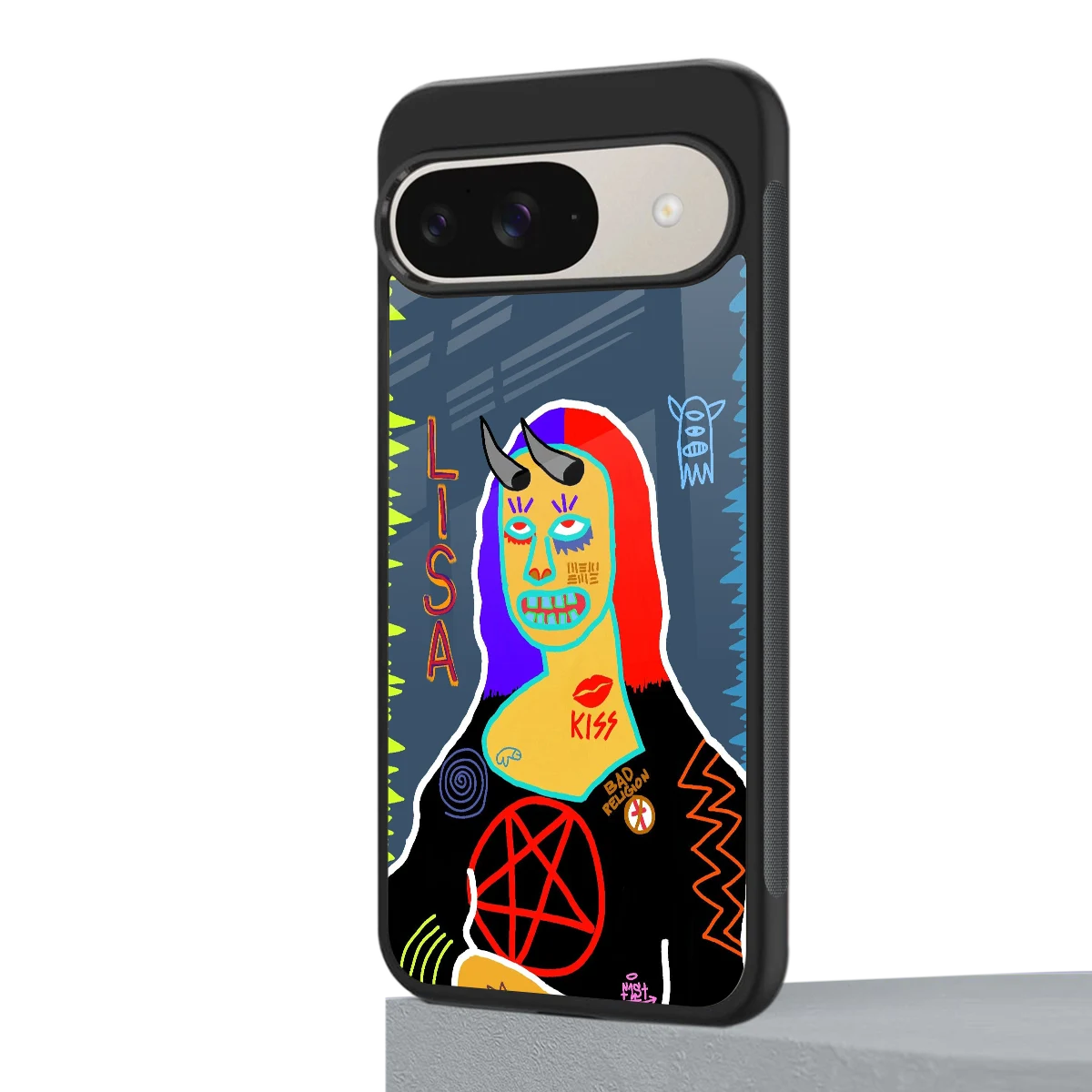Rebel Lisa google pixel 9 mobile cover | shockproof glass phone case