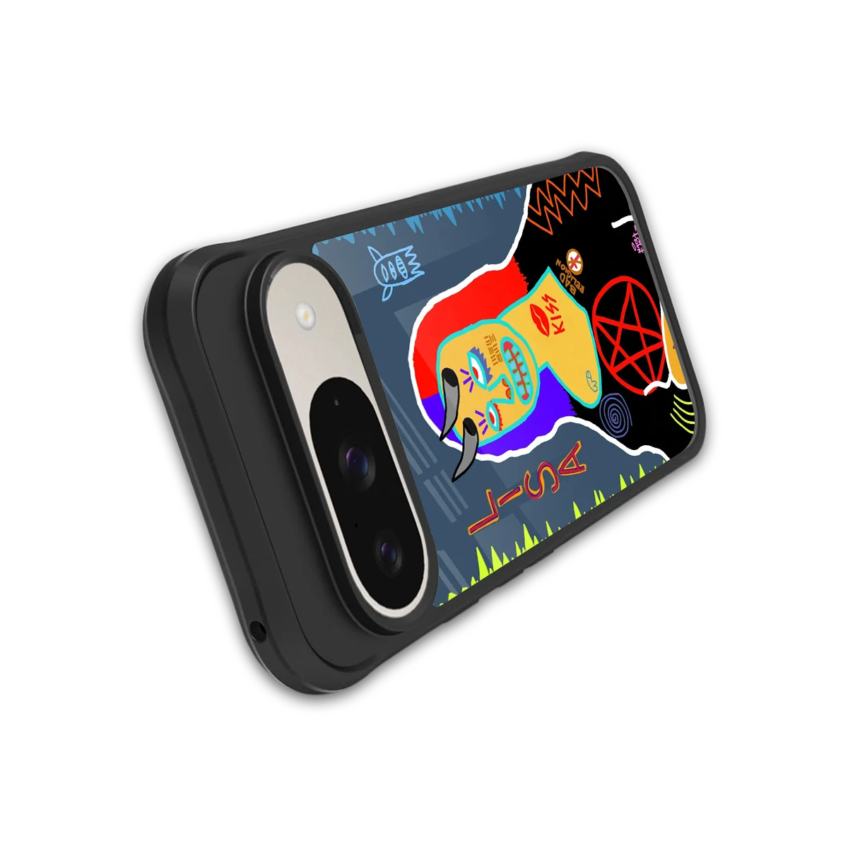 Rebel Lisa stylish phone case for google pixel 9 | glossy glass and slim fit