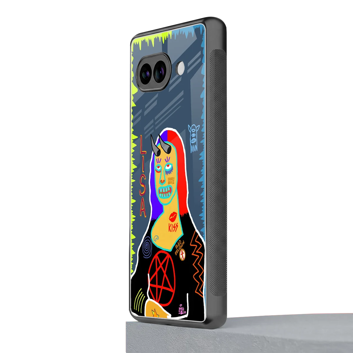 Rebel Lisa google pixel 9a mobile cover | shockproof glass phone case