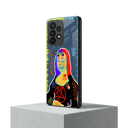 Rebel Lisa samsung galaxy a23 mobile cover | shockproof glass phone case