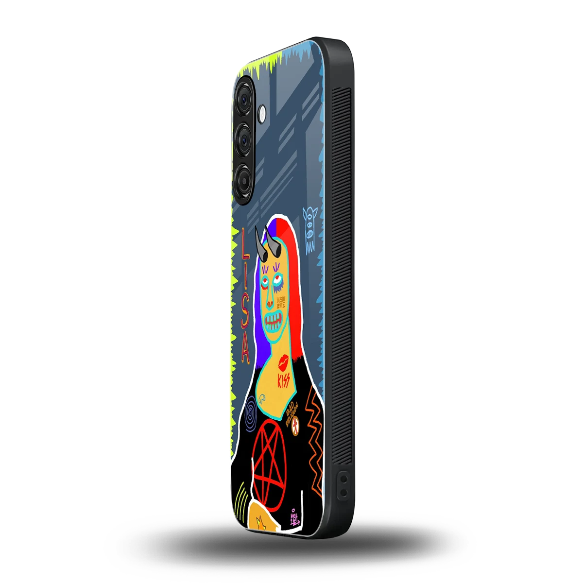 Rebel Lisa samsung galaxy m36 5g mobile cover | shockproof glass phone case