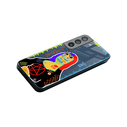 Rebel Lisa stylish phone case for samsung galaxy s22 | glossy glass and slim fit