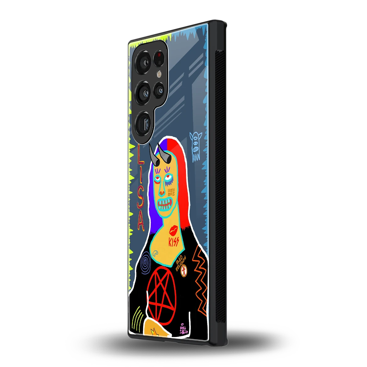 Rebel Lisa samsung galaxy s24 ultra mobile cover | shockproof glass phone case