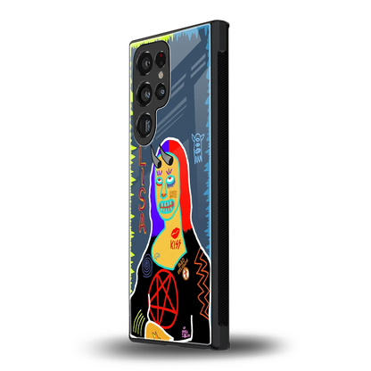 Rebel Lisa samsung galaxy s24 ultra mobile cover | shockproof glass phone case