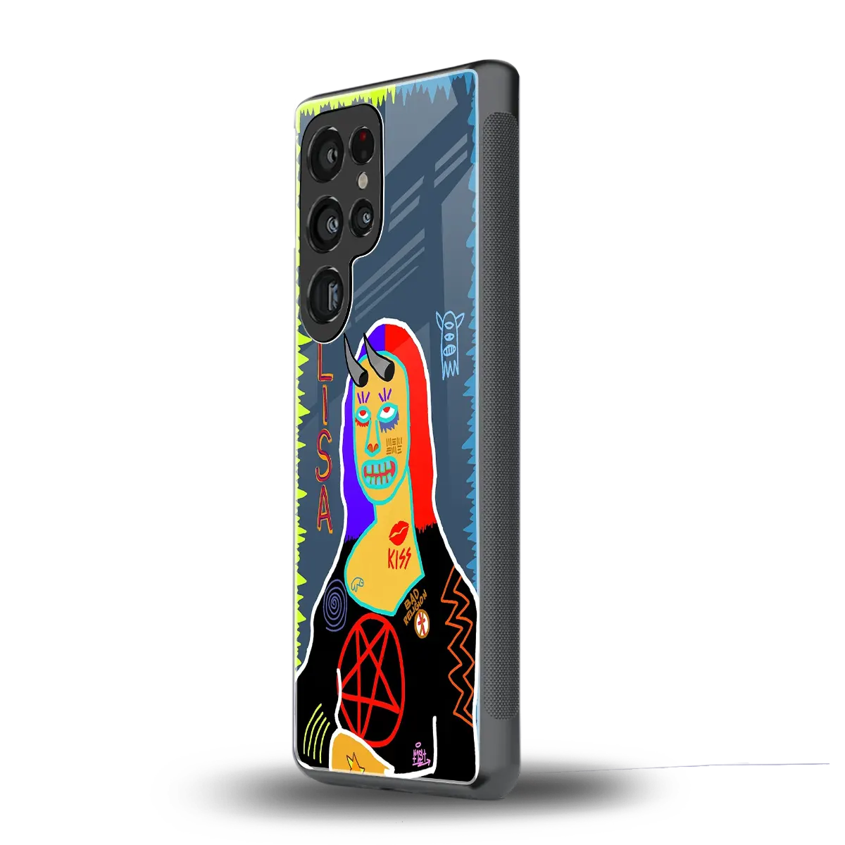 Rebel Lisa samsung galaxy s25 ultra mobile cover | shockproof glass phone case