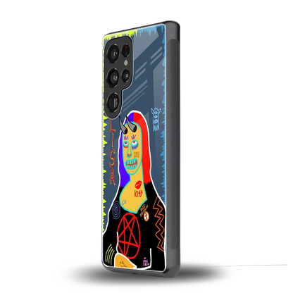 Rebel Lisa samsung galaxy s25 ultra mobile cover | shockproof glass phone case